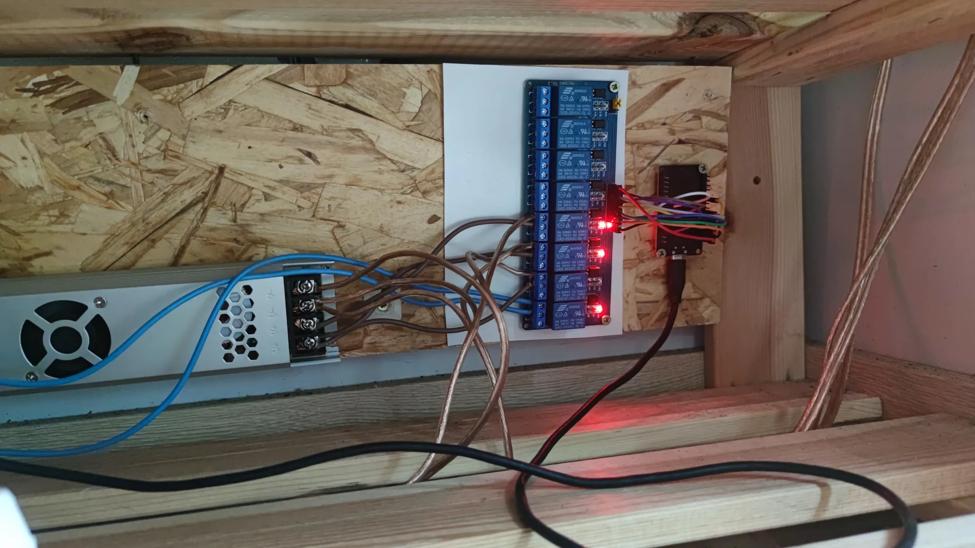 esp32 diy led grow rack controller